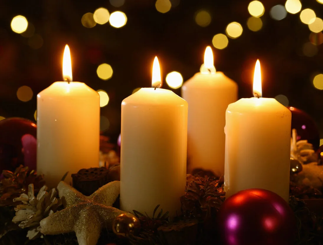Adventsstage med 4 lys